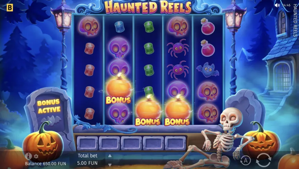 Haunted Reels — Скріншоти з гри 4 | GamblingShot