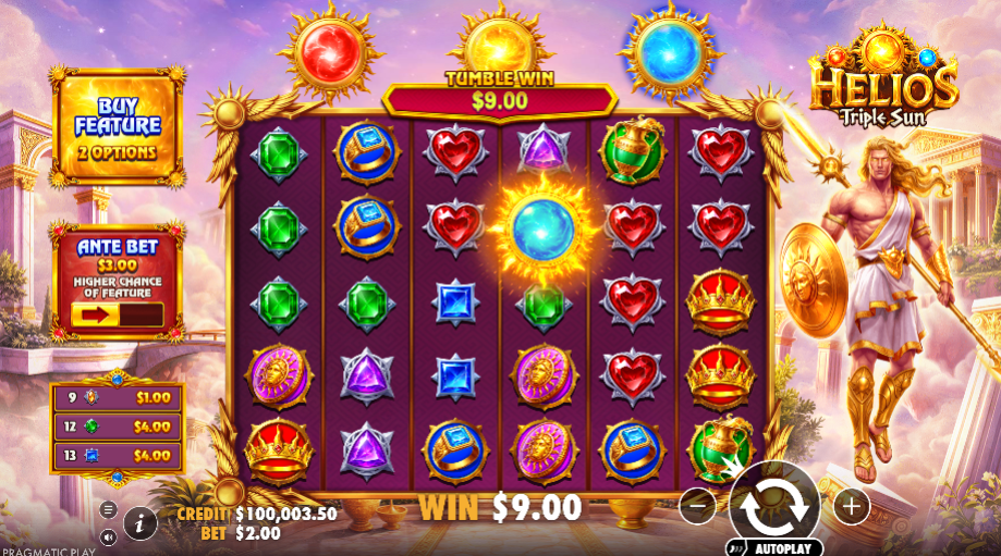 Helios – Triple Sun — Скриншоты из игры 2 | GamblingShot