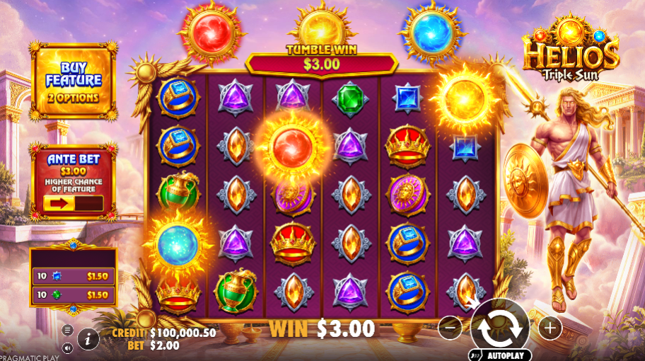 Helios – Triple Sun — Скриншоты из игры 4 | GamblingShot