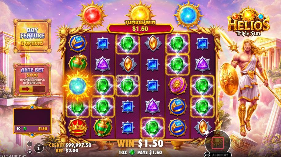 Helios – Triple Sun — Скриншоты из игры 5 | GamblingShot