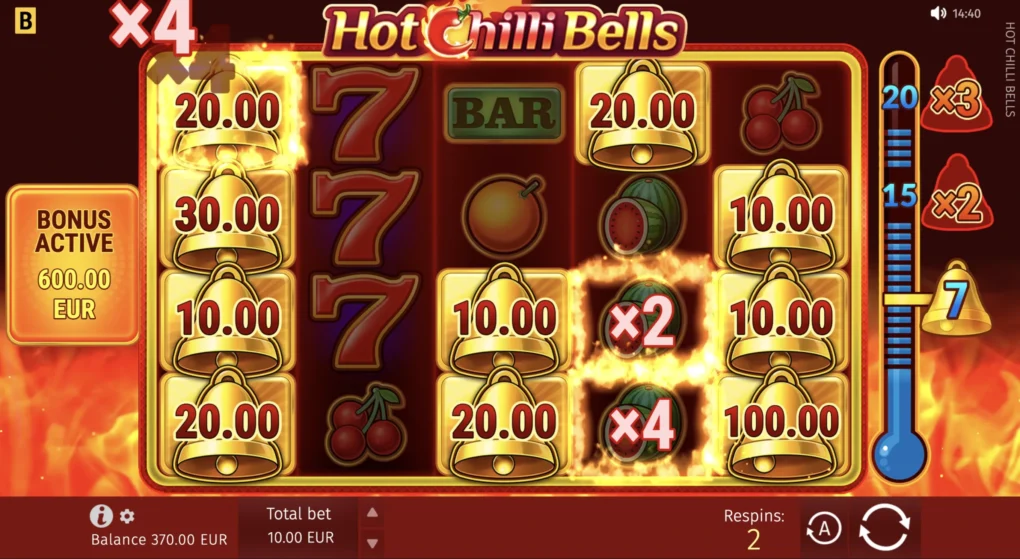 Hot Chilli Bells — Скриншоты из игры 1 | GamblingShot