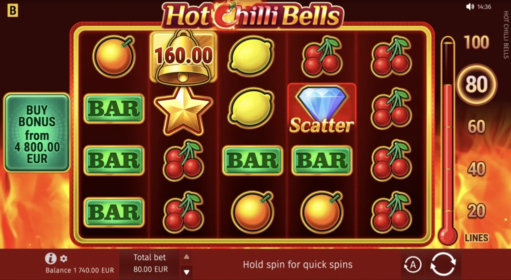 Hot Chilli Bells — Скриншоты из игры 6 | GamblingShot