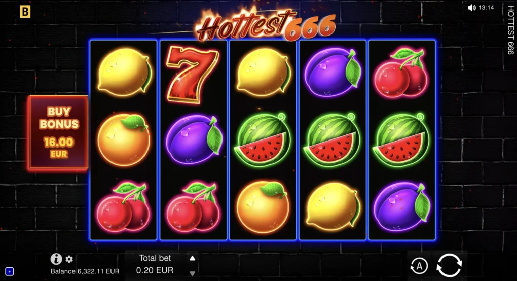 Hottest 666 — Скріншоти з гри 2 | GamblingShot