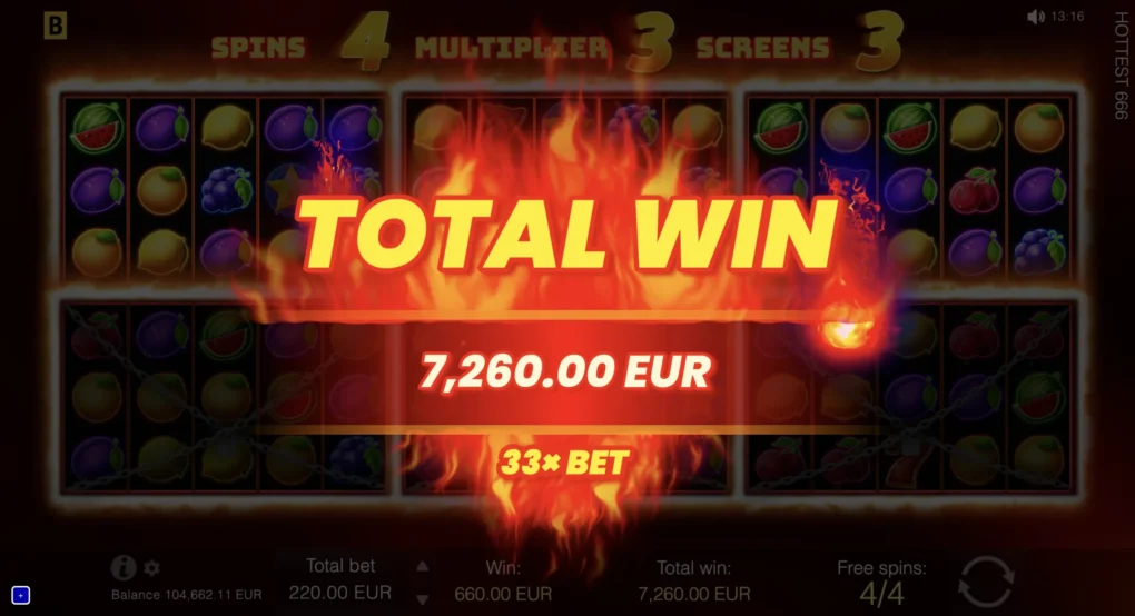 Hottest 666 — Скріншоти з гри 9 | GamblingShot