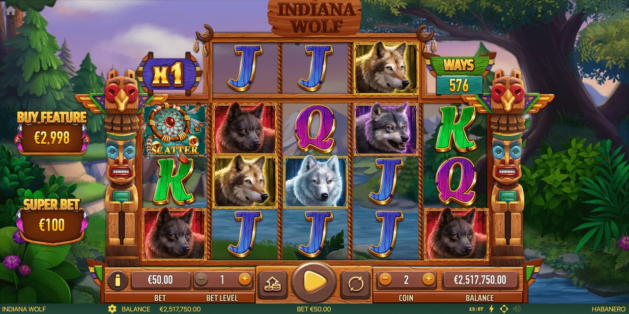 Indiana Wolf — Скріншоти з гри 3 | GamblingShot