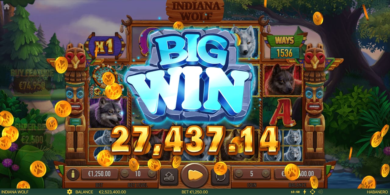 Indiana Wolf — Скріншоти з гри 5 | GamblingShot