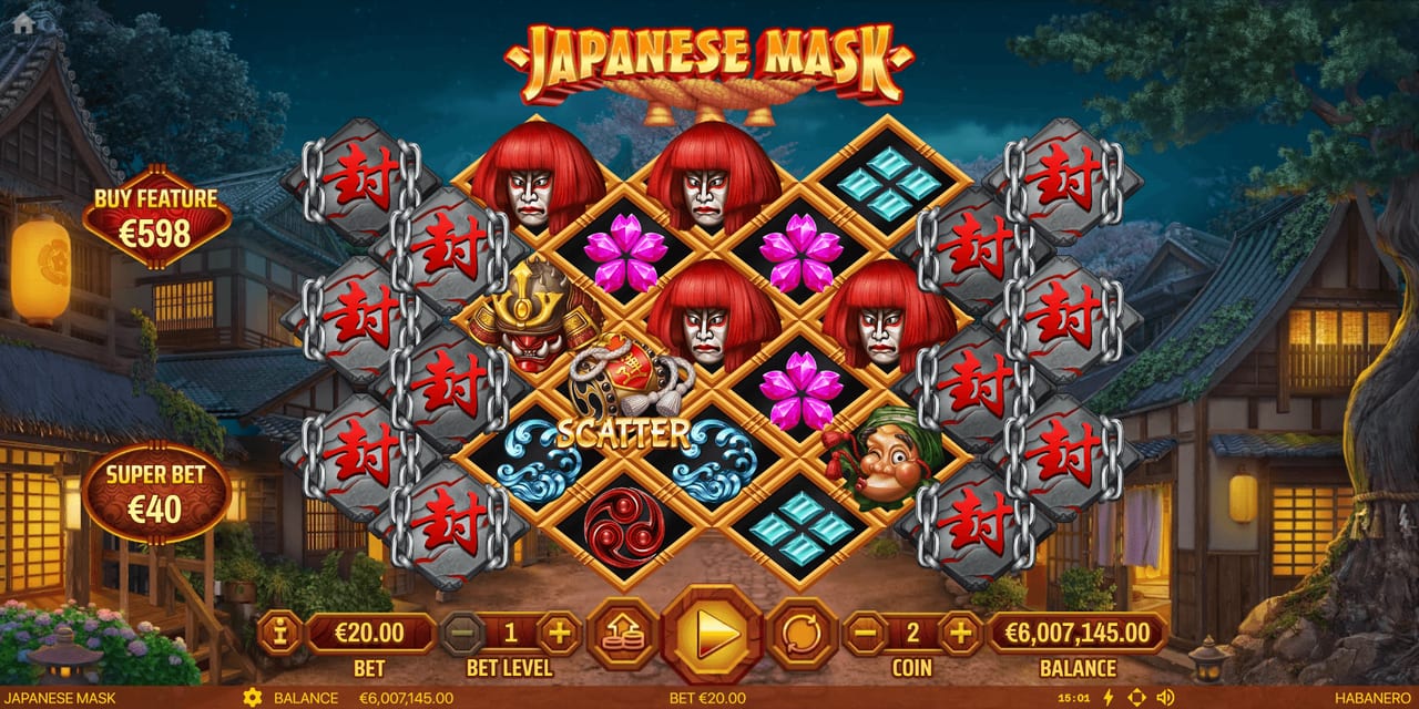 Japanese Mask — Скріншоти з гри 1 | GamblingShot