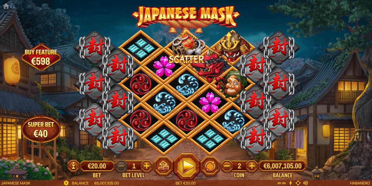 Japanese Mask — Скріншоти з гри 2 | GamblingShot