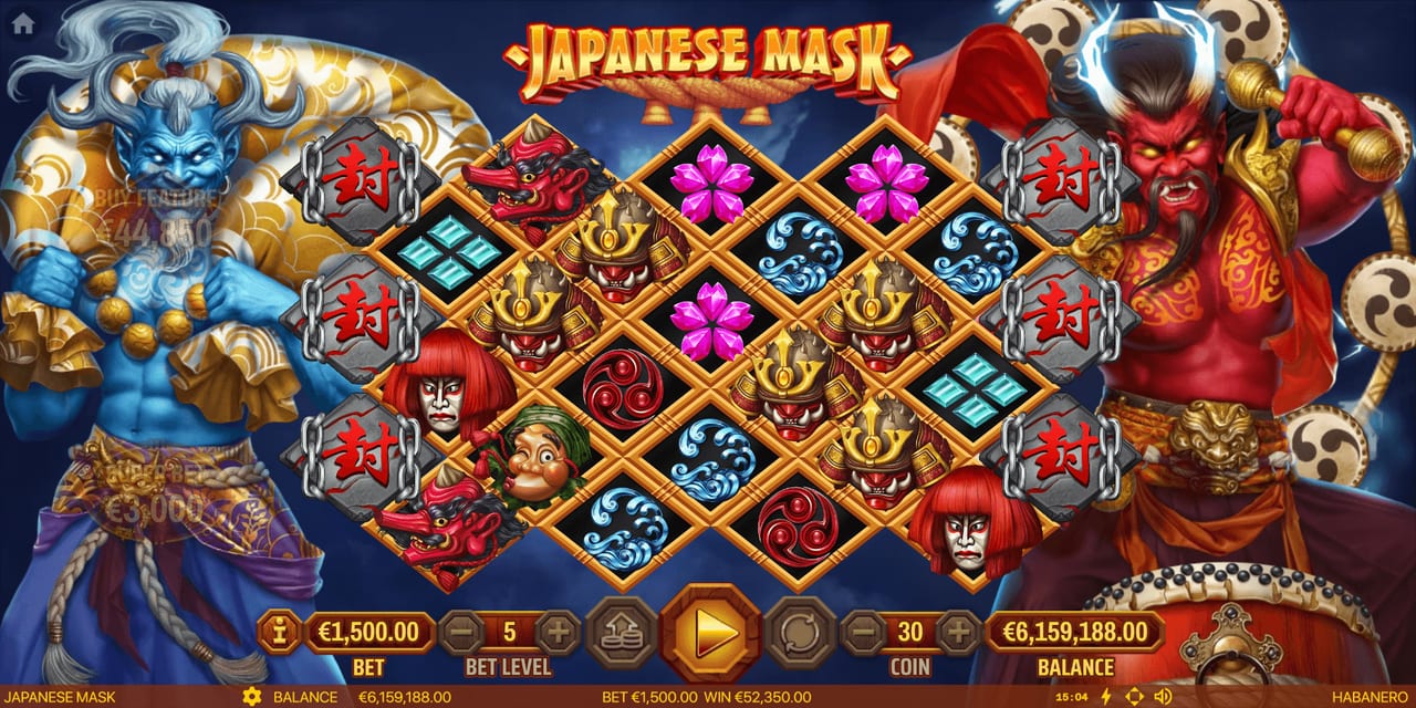 Japanese Mask — Скріншоти з гри 4 | GamblingShot