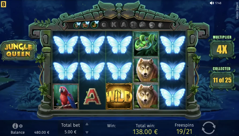 Jungle Queen — Скриншоты из игры 1 | GamblingShot