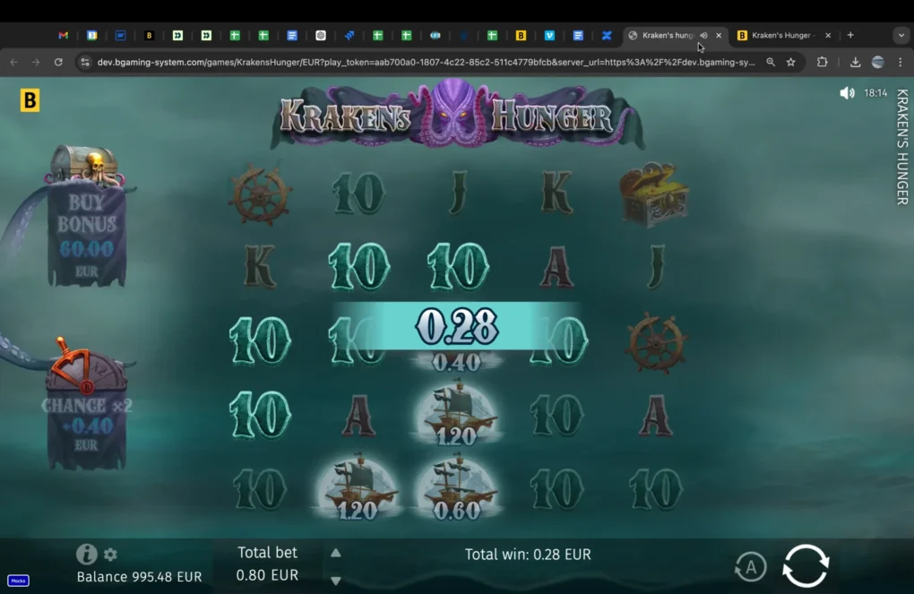 Kraken’s Hunger — Game screenshots 1 | GamblingShot
