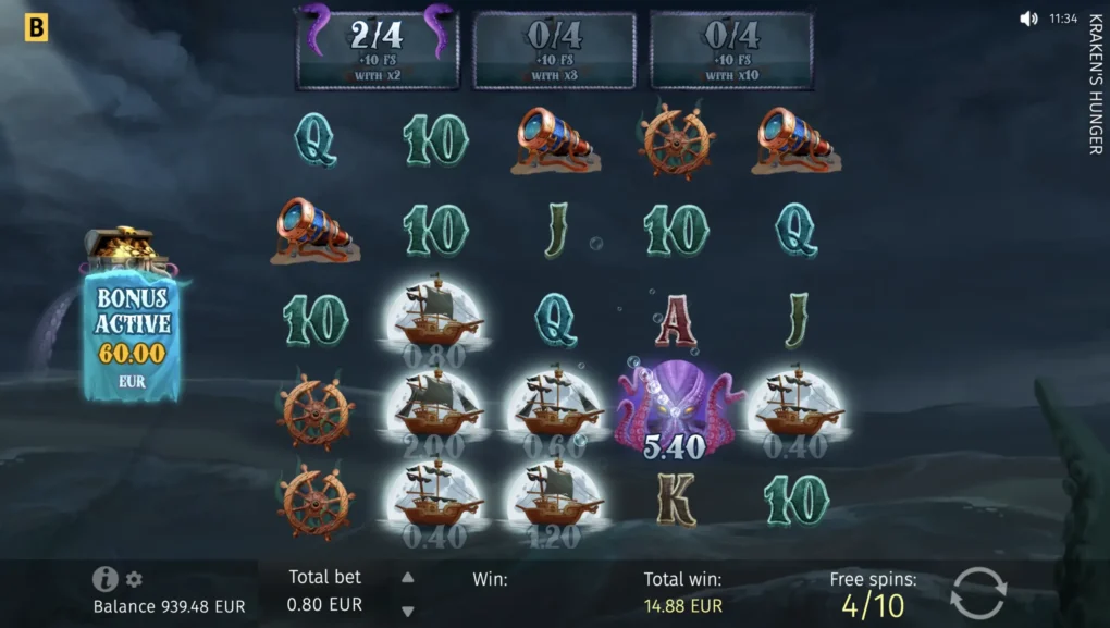 Kraken’s Hunger — Game screenshots 4 | GamblingShot