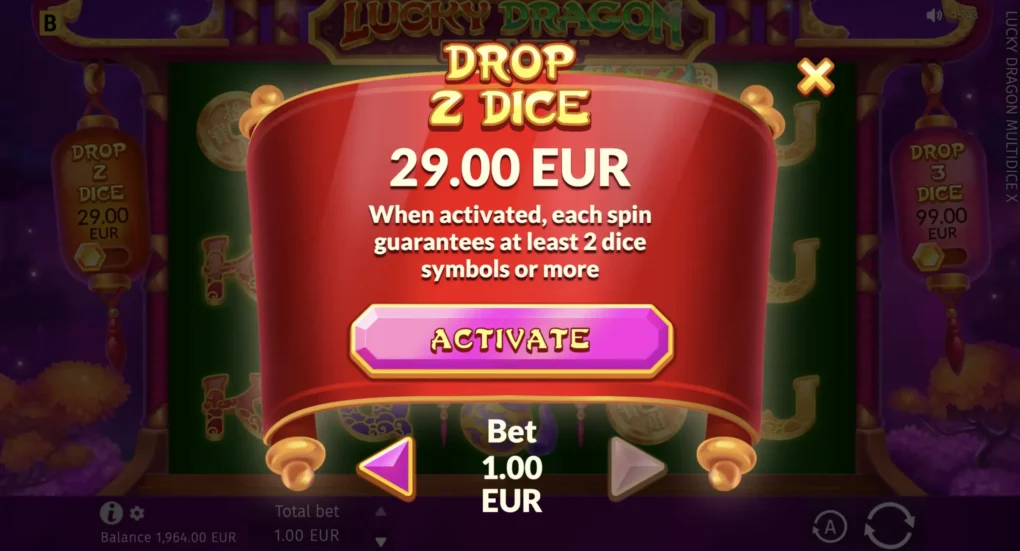 Lucky Dragon MultiDice X — Скриншоты из игры 5 | GamblingShot