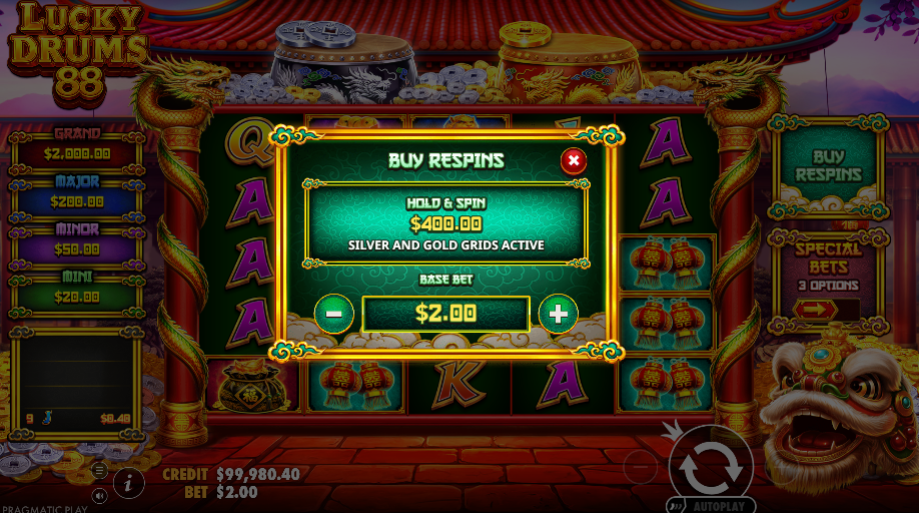 Lucky Drums 88 — Скриншоты из игры 2 | GamblingShot