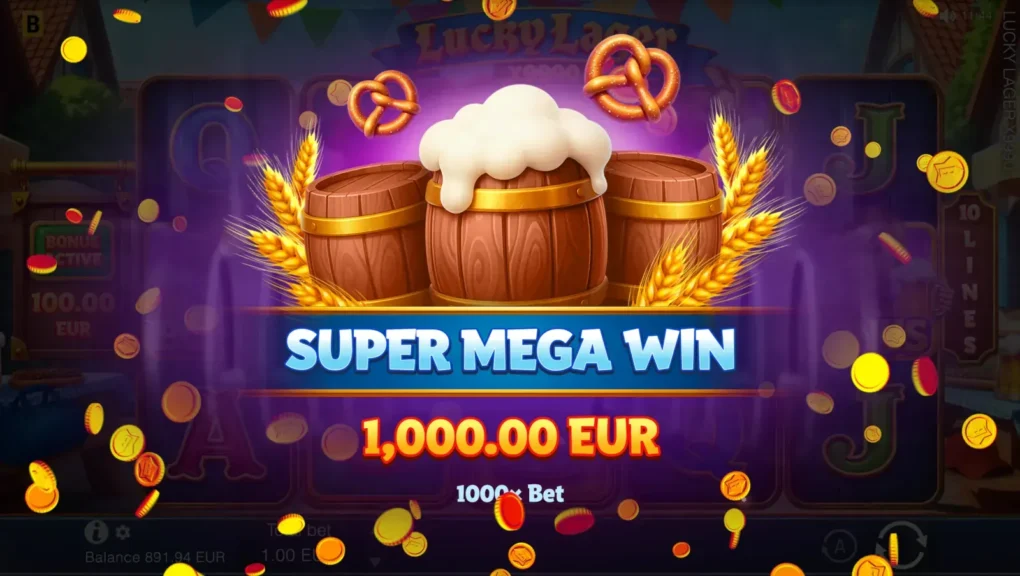 Lucky Lager x9990 — Скриншоты из игры 2 | GamblingShot