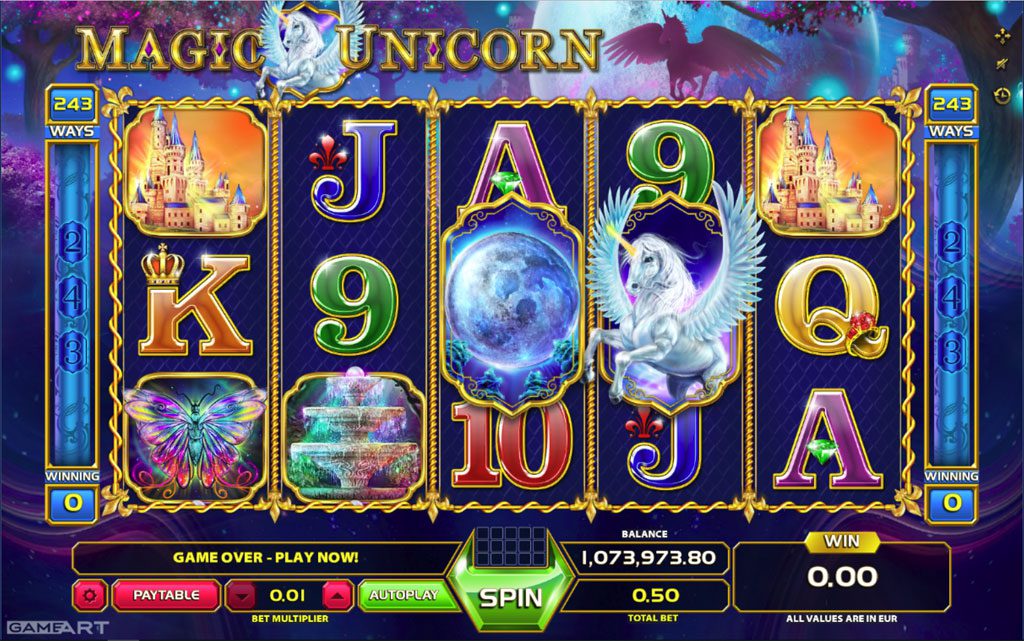 Magic Unicorn — Скріншоти з гри 1 | GamblingShot