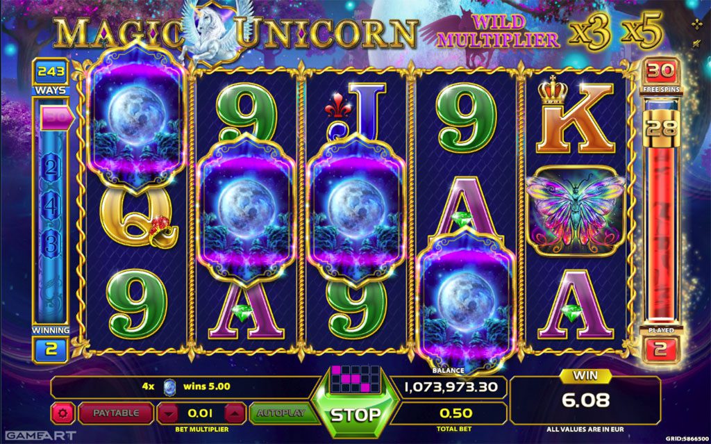 Magic Unicorn — Скріншоти з гри 2 | GamblingShot