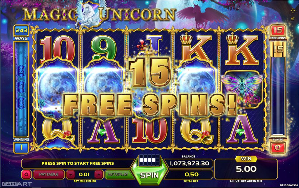 Magic Unicorn — Скріншоти з гри 3 | GamblingShot