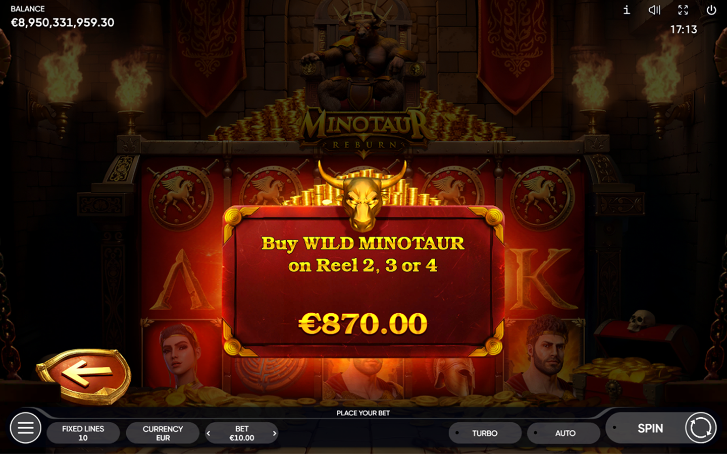 Minotaur ReBurn — Скриншоты из игры 2 | GamblingShot