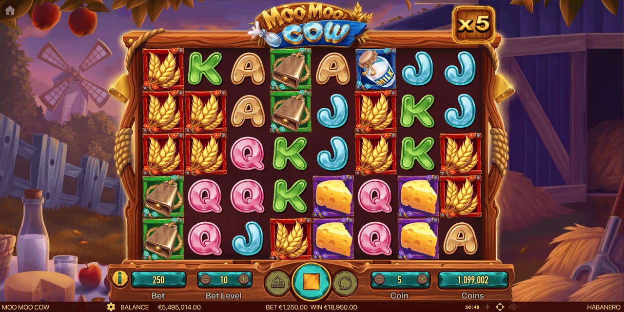 Moo Moo Cow — Скріншоти з гри 2 | GamblingShot