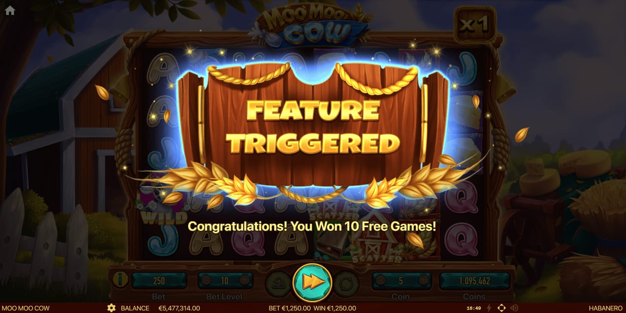 Moo Moo Cow — Скріншоти з гри 3 | GamblingShot