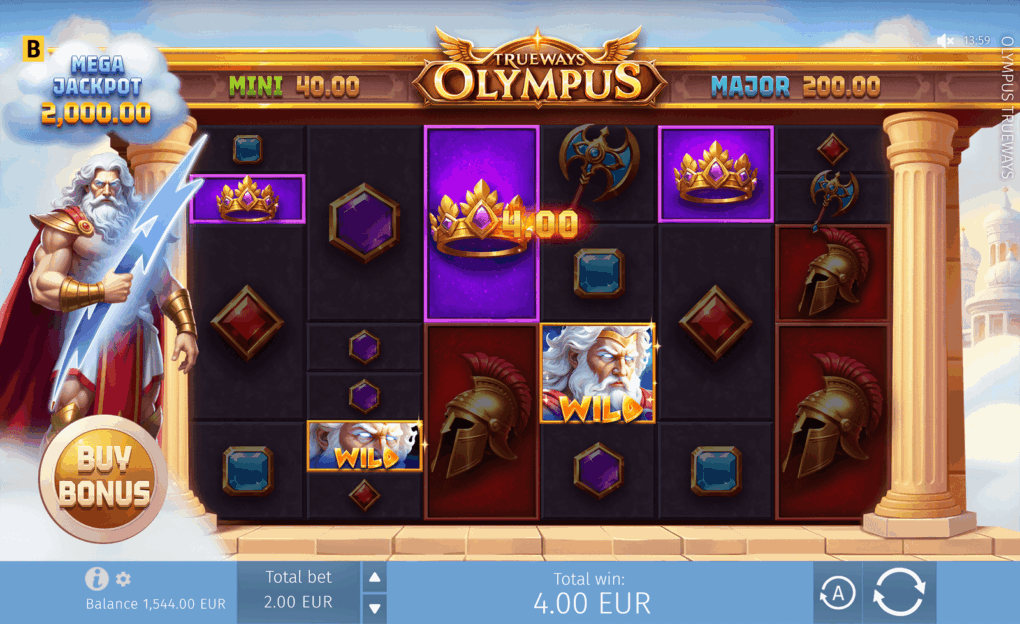 Olympus TRUEWAYS — Скриншоты из игры 1 | GamblingShot