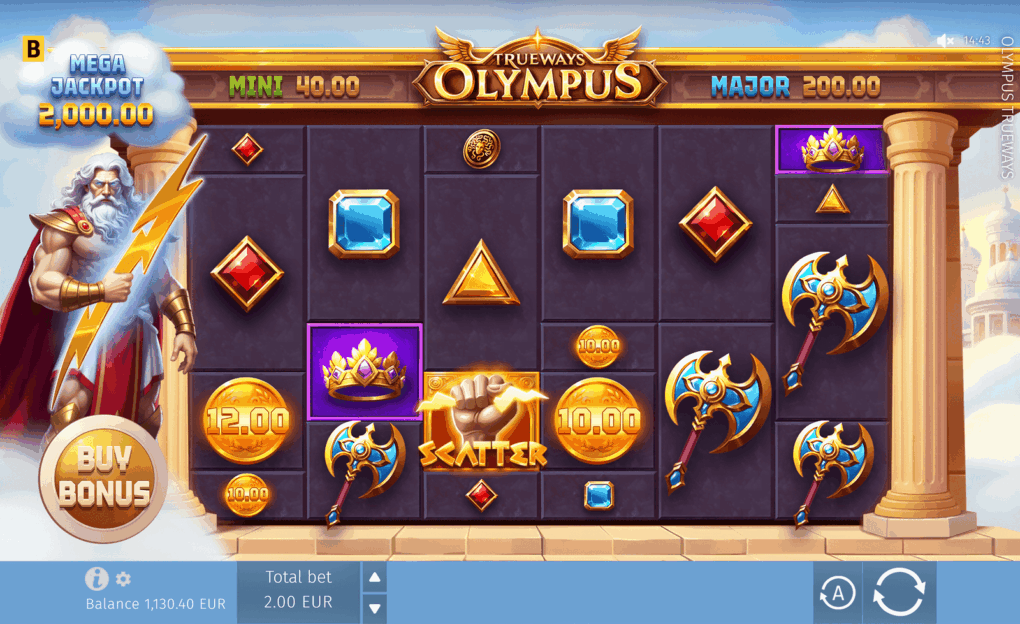 Olympus TRUEWAYS — Скриншоты из игры 3 | GamblingShot