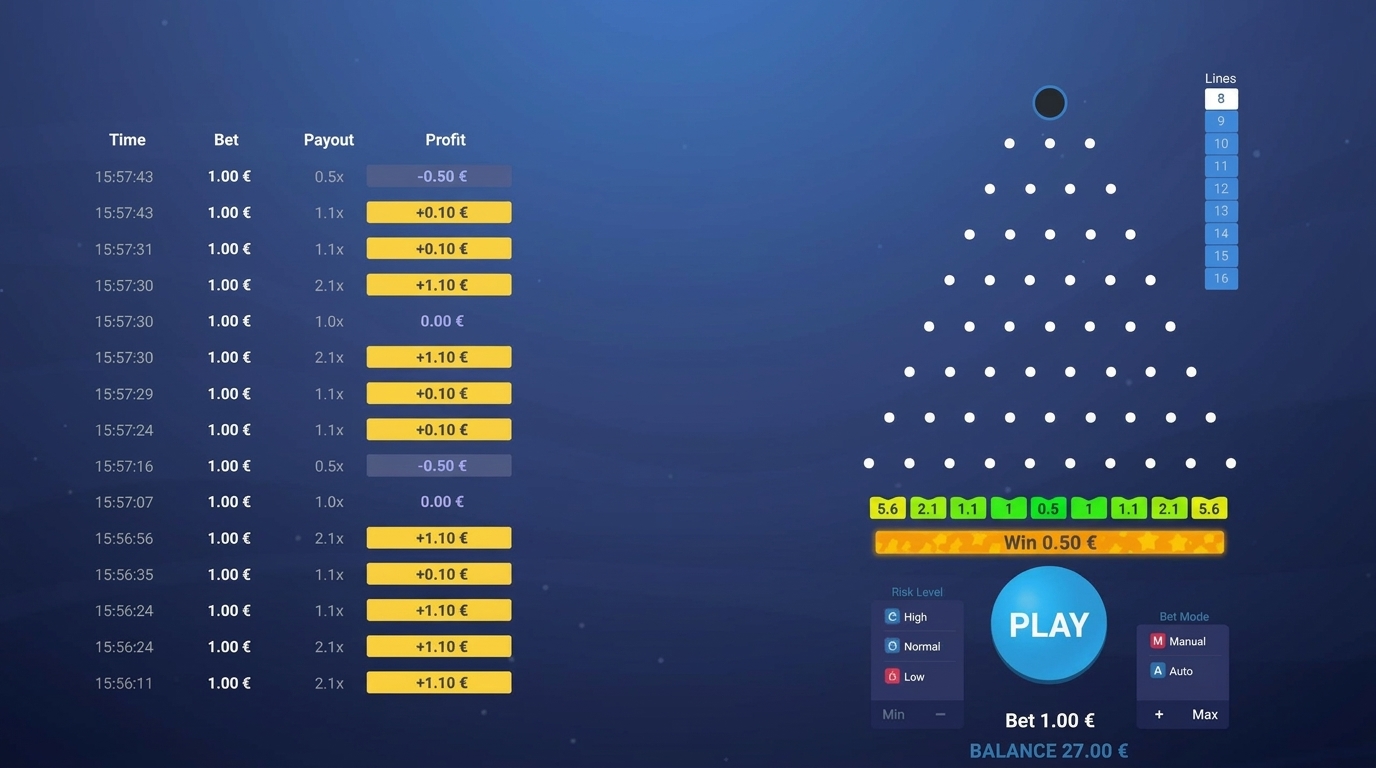 Plinko — Скриншоты из игры 1 | GamblingShot