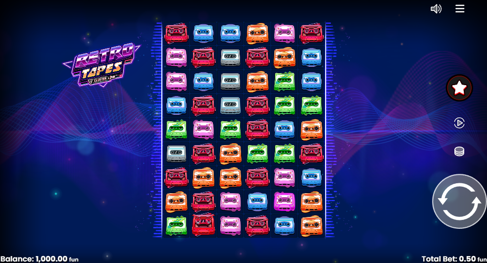 Retro Tapes — Скриншоты из игры 1 | GamblingShot