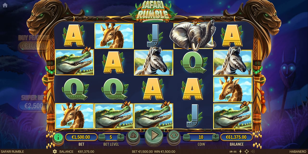 Safari Rumble — Скріншоти з гри 4 | GamblingShot