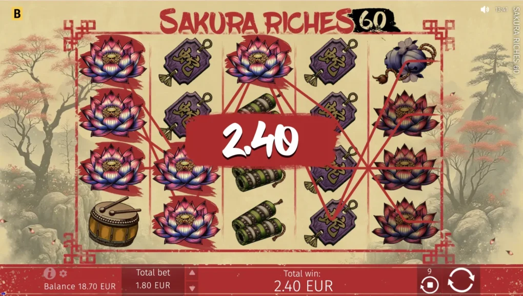 Sakura Riches 60 — Скриншоты из игры 3 | GamblingShot