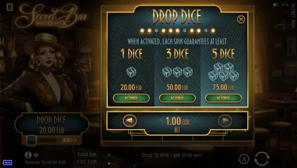 Secret Bar Multidice X — Скріншоти з гри 4 | GamblingShot