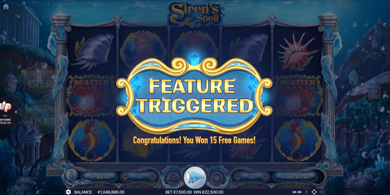 Siren’s Spell — Скріншоти з гри 1 | GamblingShot