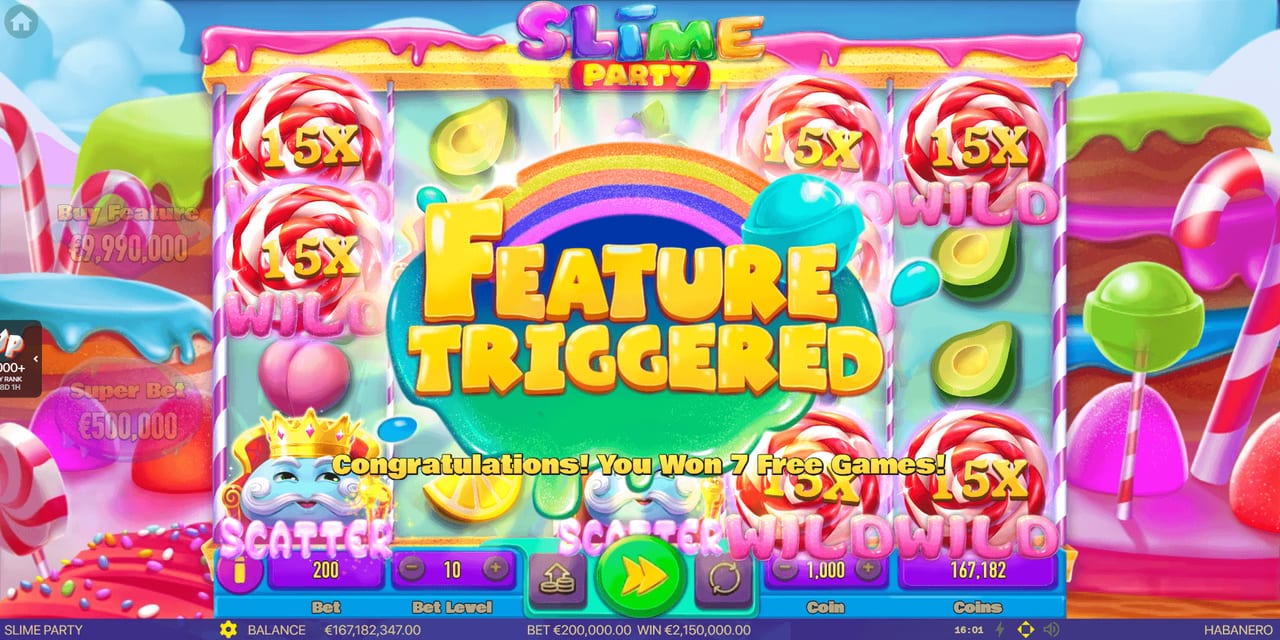 Slime Party — Скріншоти з гри 4 | GamblingShot