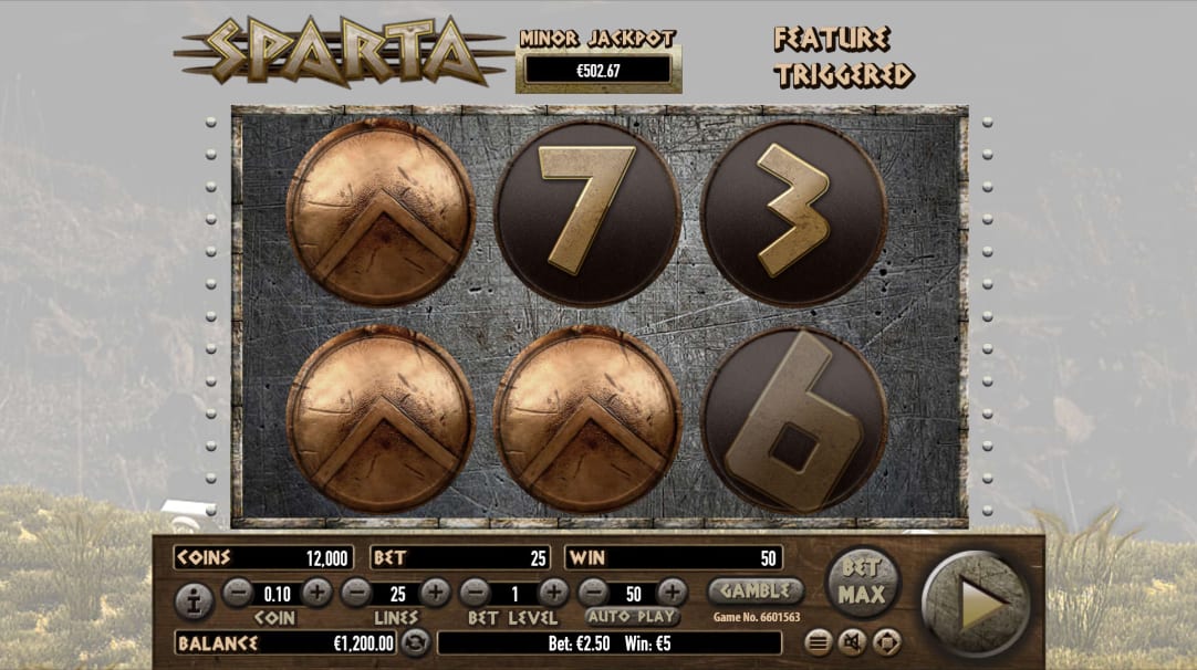 Sparta — Game screenshots 1 | GamblingShot