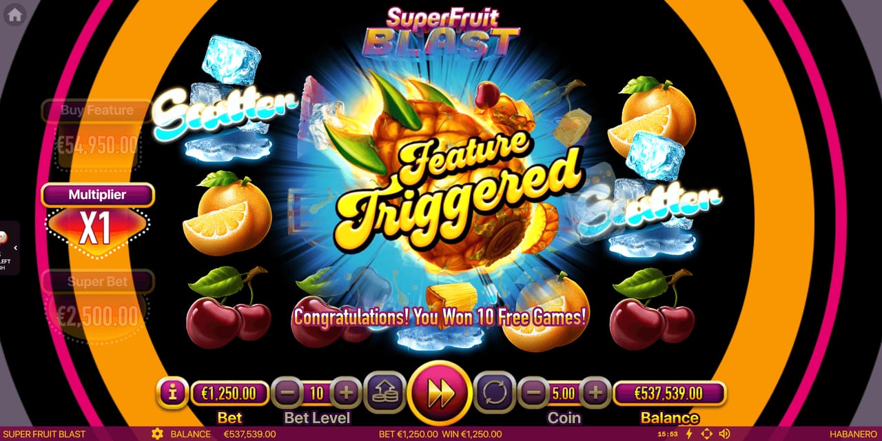 Super Fruit Blast — Скріншоти з гри 1 | GamblingShot