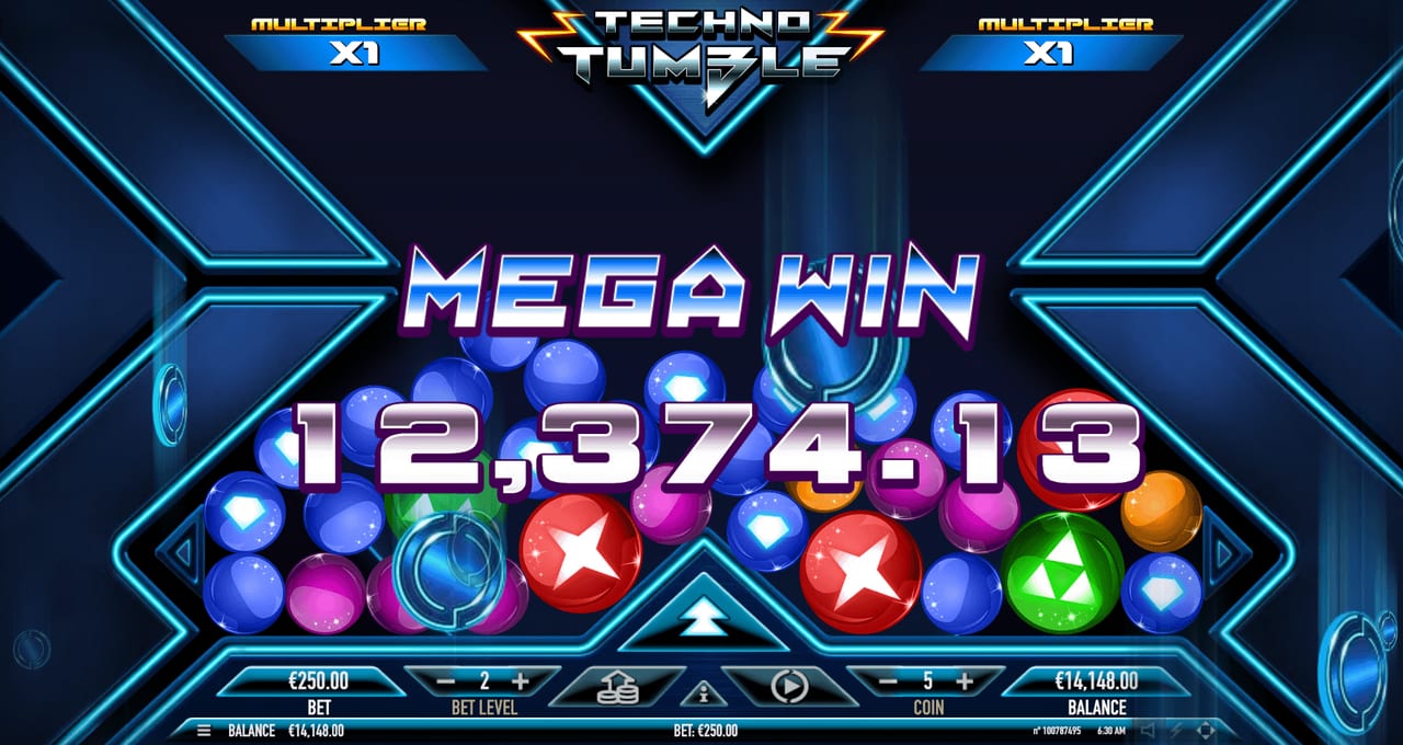 Techno Tumble — Скріншоти з гри 4 | GamblingShot
