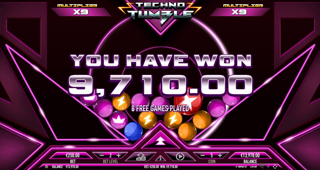 Techno Tumble — Скріншоти з гри 6 | GamblingShot