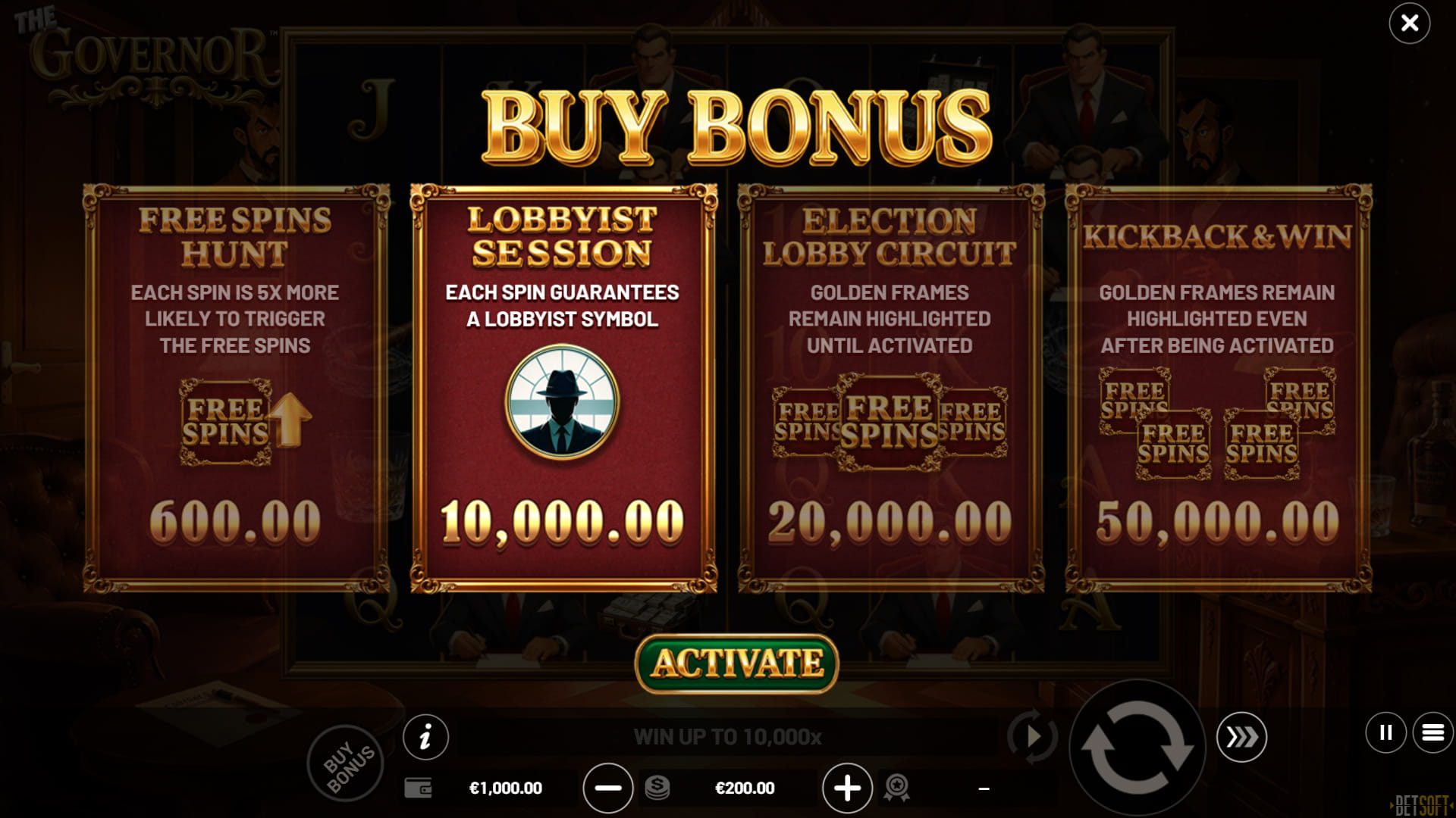 THE Governor — Скріншоти з гри 1 | GamblingShot