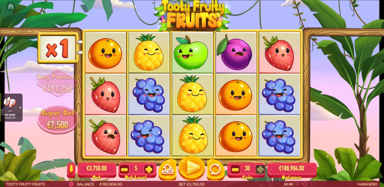 Tooty Fruity Fruits — Game screenshots 2 | GamblingShot