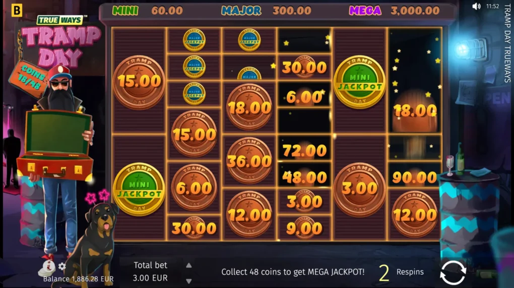 Tramp Day TRUEWAYS — Game screenshots 1 | GamblingShot