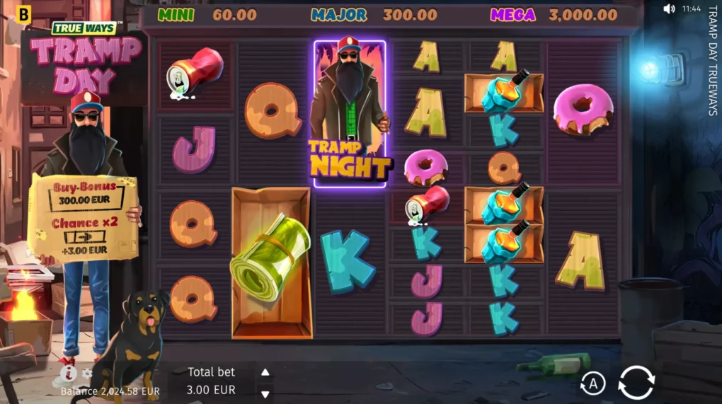 Tramp Day TRUEWAYS — Game screenshots 2 | GamblingShot