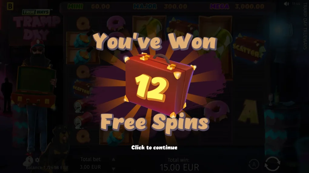 Tramp Day TRUEWAYS — Game screenshots 7 | GamblingShot