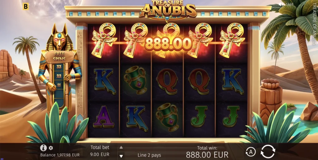 Treasure of Anubis — Скріншоти з гри 1 | GamblingShot