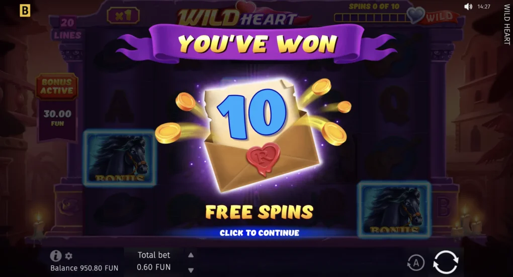Wild Heart — Скриншоты из игры 1 | GamblingShot
