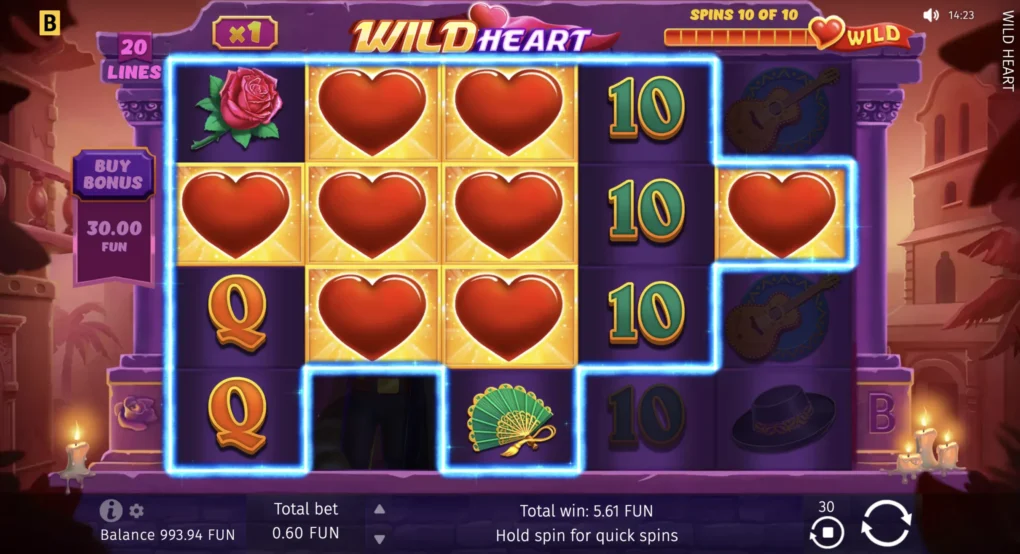 Wild Heart — Скриншоты из игры 5 | GamblingShot