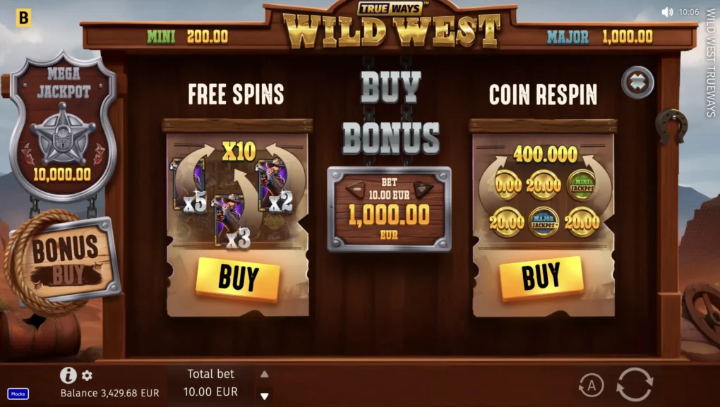 Wild West TRUEWAYS — Скриншоты из игры 2 | GamblingShot