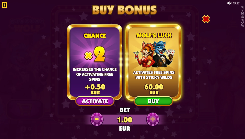 Wincent Wolf — Скриншоты из игры 2 | GamblingShot